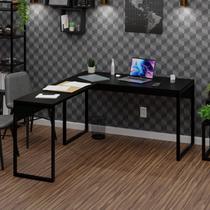 Mesa de Canto em L Escrivaninha Industrial 120x150cm