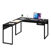 Mesa De Canto Escrivaninha Em L Industrial 1,50x1,50 C/Gav NetMobil