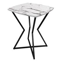 Mesa de Canto Lateral Alta Quadrada para Sala Austria - Preta Vulcano Mesa de Canto Lateral Alta Quadrada para Sala Austria - Preta Vulcano