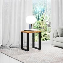 Mesa de Canto Madeira Industrial 44 cm 100% MDF Dalla Costa