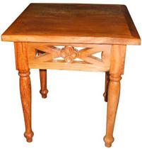 Mesa De Canto Mare Em Madeira De Demolição - Cód 891