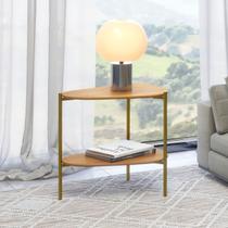 Mesa de Canto Orgânica 100% Mdf Freijó Tb629 - Dalla Costa