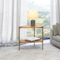 Mesa de Canto Orgânica 60cm 100% MDF TB629 Florença Dalla Costa