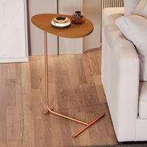 Mesa de Canto Orgânica Alamanda Nature/Bronze - Jb Bechara Mesa de Canto Orgânica Alamanda Nature/Bronze - Jb Bechara