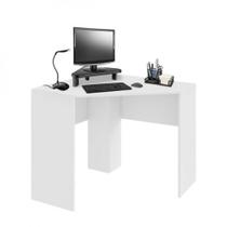 Mesa de Canto para Computador 90x90cm Branco Fosco - EI076 - Multilaser