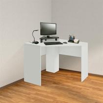 Mesa de Canto Para Computador 90x90cm Branco Fosco - Ei076 - Multilaser