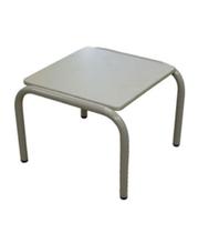 Mesa de canto para Sofá de Recepção Linha Recepção Smart Cinza Mesa de canto para Sofá de Recepção Linha Recepção Smart Cinza