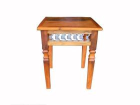 Mesa De Canto Ubaldi Em Madeira De Demolição - Cód 992