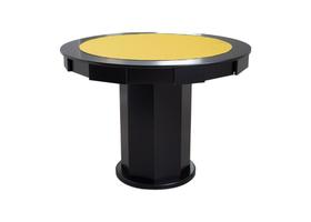 Mesa de Carteado com Gavetas e Porta copos - 1,37x0,80 - Com xadrez