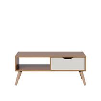 Mesa de Centro 1 Nicho 1 Gaveta M-106 Colibri Home Freijo Off White