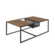 Mesa de Centro 100cm York Aço Expandido Industrial Artesano