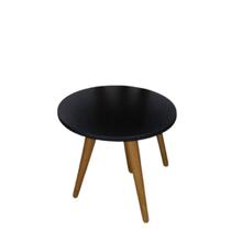 Mesa De Centro 1246 Avozzani Preta Lateral Pequena