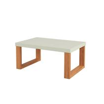 Mesa de Centro 67cm X 30cm Industrial Branco Freijo/Off White Mesa de Centro 67cm X 30cm Industrial Branco Freijo/Off White