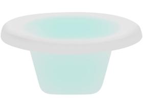 Mesa de Centro 80x39 cm Cona Lumiere Transparente Iluminada com Lâmpada Led em Polietileno Tramontina 92720111