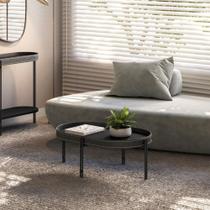 Mesa de Centro 93cm Mônaco Linea Brasil Mesa de Centro 93cm Mônaco Linea Brasil