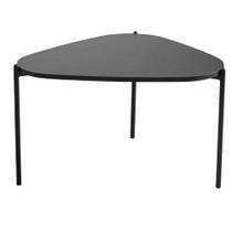 Mesa De Centro Alta Base Preta - Nero Mesa De Centro Alta Base Preta - Nero
