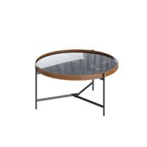 Mesa de Centro Aqua 71 Marmorizado Preto com Grafite - Imcal Moveis Mesa de Centro Aqua 71 Marmorizado Preto com Grafite - Imcal Moveis