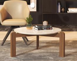 Mesa De Centro Austria Redonda Off/white