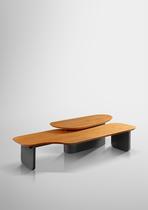 Mesa De Centro Brisa Cinamomo Detalhe Cor Chumbo