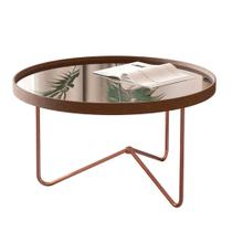 Mesa de Centro Bucareste Castanho Bronze