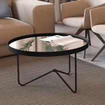 Mesa de Centro Bucareste Preto Preto Fosco