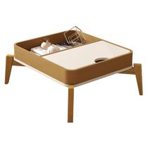 Mesa de Centro Buriti Off White com Nature - Moveis JB