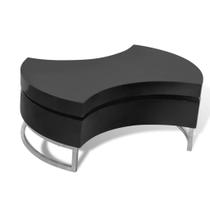 Mesa de Centro Casafoyer de Forma Ajustable Brillo Alto Negro Mesa de Centro Casafoyer de Forma Ajustable Brillo Alto Negro