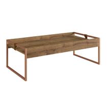 Mesa de Centro Columbia Retangular - Marrom