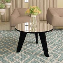 Mesa De Centro Com Espelho Artely Espanha Cor Preta Mesa De Centro Com Espelho Artely Espanha Cor Preta