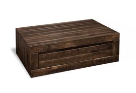 Mesa de Centro com gaveta Madeira Maciça Toronto