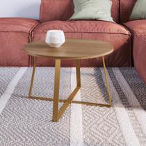 Mesa de Centro com pés metálicos 60x60cm Complementos Artesano Mesa de Centro com pés metálicos 60x60cm Complementos Artesano