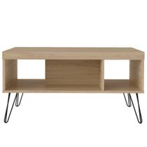 Mesa de Centro com pés metálicos 91x59cm Liberty Artely