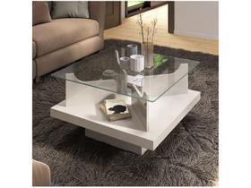Mesa de Centro com Tampo de Vidro Clear Artely