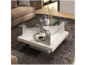Mesa de Centro com Tampo de Vidro Clear Artely