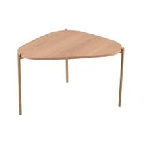 Mesa de Centro Complementos Orgânica Hanover e Dourada 59 cm