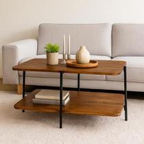 Mesa De Centro Conceito Industrial Fino Pés Em Ferro E Madeira Maciça Mesa De Centro Conceito Industrial Fino Pés Em Ferro E Madeira Maciça