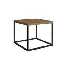 Mesa de Centro Cube Estilo Industrial Vermont Base Metálica Preto 32,5 cm A05 - D'Rossi Mesa de Centro Cube Estilo Industrial Vermont Base Metálica Preto 32,5 cm A05 - D'Rossi