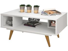 Mesa de Centro de Madeira Pés Palito Retrô 45 Olivar Móveis Mesa de Centro de Madeira Pés Palito Retrô 45 Olivar Móveis