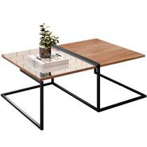 Mesa de Centro de Sala com Espelho Aurora