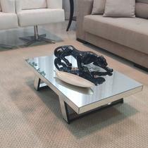Mesa de Centro de Sala Espelhada Ibiza C 80 X A 30 X L 50 CM