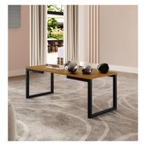 Mesa De Centro Decoração Sala Estar Quarto Madeira Estilo Industrial Pequena