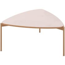 Mesa De Centro Decorativa Industrial Trina D05 Off White