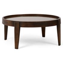 Mesa de Centro Decorativo Para Sala de Estar Peaky 94x38 Canela G04 - Gran Belo Mesa de Centro Decorativo Para Sala de Estar Peaky 94x38 Canela G04 - Gran Belo