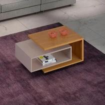 Mesa de Centro Diva JCM Movelaria - Nature/Off Mesa de Centro Diva JCM Movelaria - Nature/Off