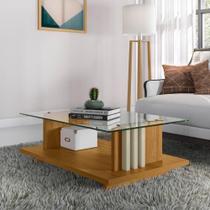 Mesa De Centro Domo Com Acabamento Premium Cumaru-opala