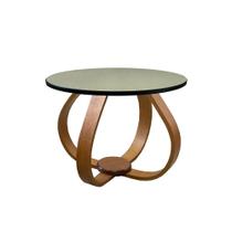 Mesa de Centro e Lateral Pés Cebola 50x35cm Espelhada