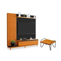 Mesa de Centro e Painel Genebra Naturale Preto Freijó Mesa de Centro e Painel Genebra Naturale Preto Freijó