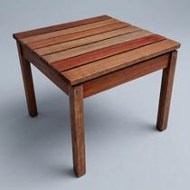 Mesa de Centro em Madeira Maciça Alba Marrom