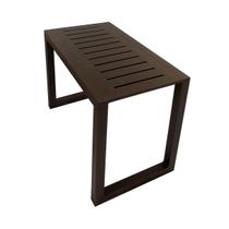 Mesa de Centro Enzo em Alumínio Ripado