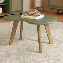 Mesa de Centro Flora 100% Mdf Menta - Pnr Móveis